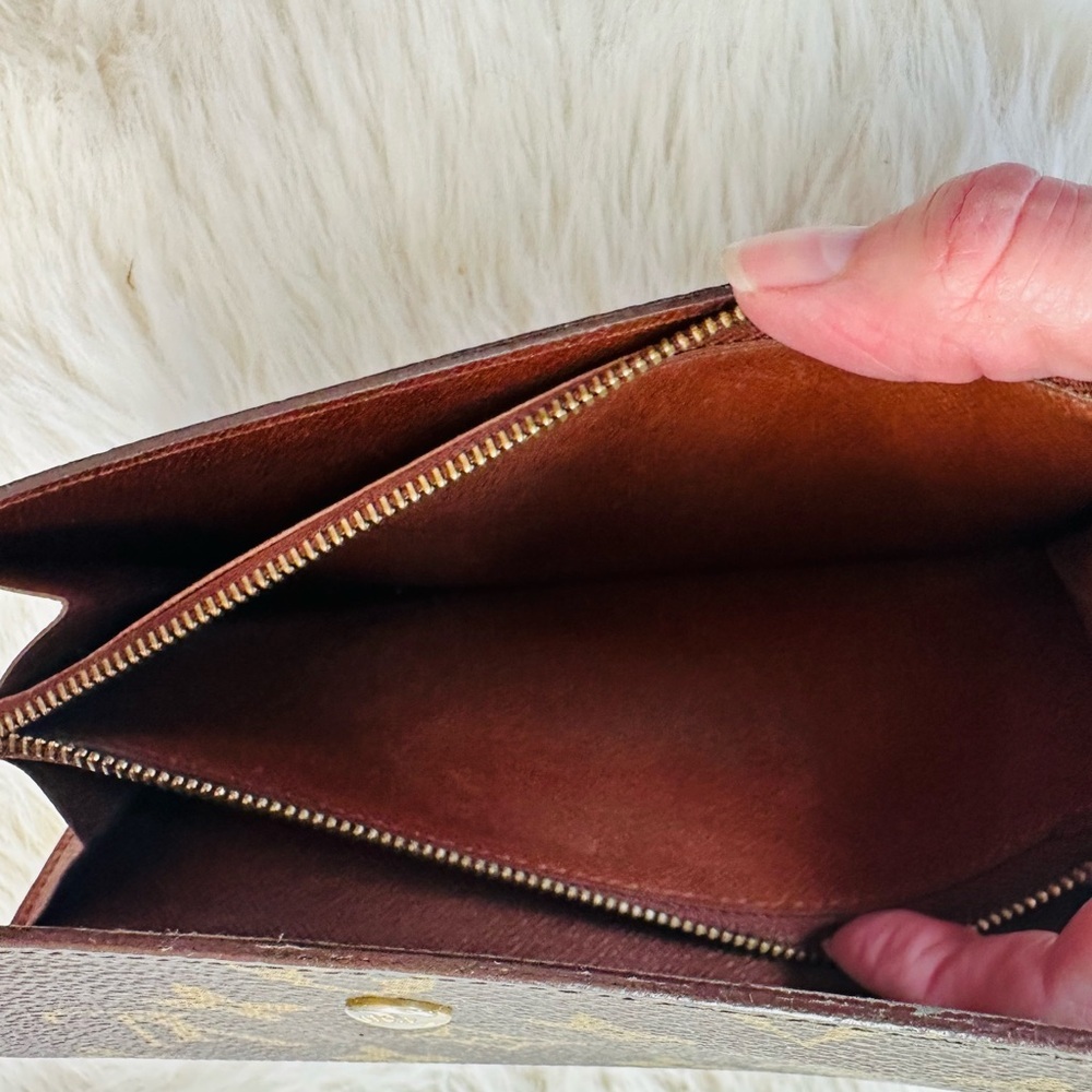 Louis Vuitton portefeuille long bifold wallet. Monogram!! - Picture 11 of 13